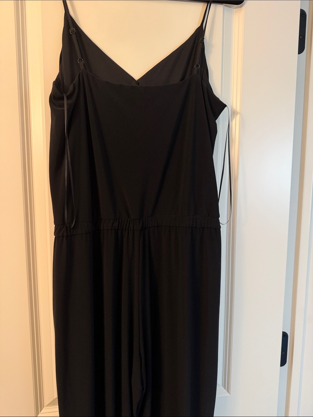 1.STATE Black Women's Spaghetti-Strap Jumpsuit
